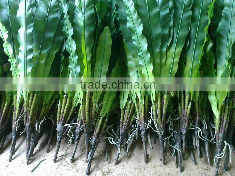 silk fern leaves bush natural touch