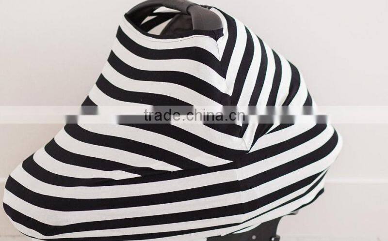 Least design stripe long maternity wear breastfeeding nursing poncho cover entire Multi-Use Car Seat