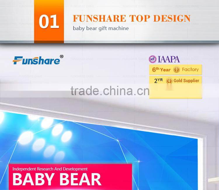 Funshare 2015 Catching Toy Game Machine Deluxe Toy Crane Game Machine Chiildren Game Machine For Amusement Park