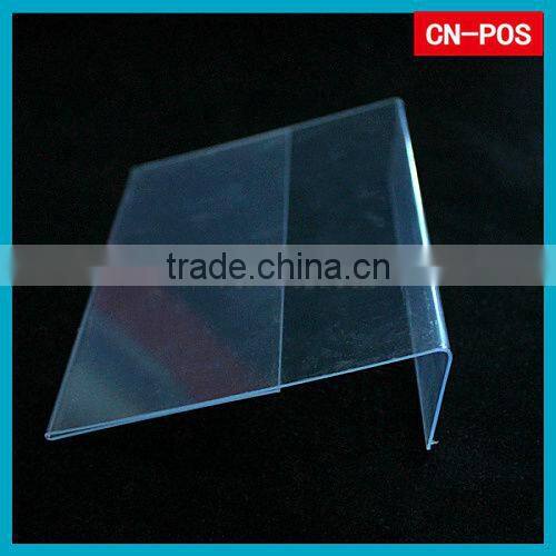 displaying hard pvc holder for supermarket supply