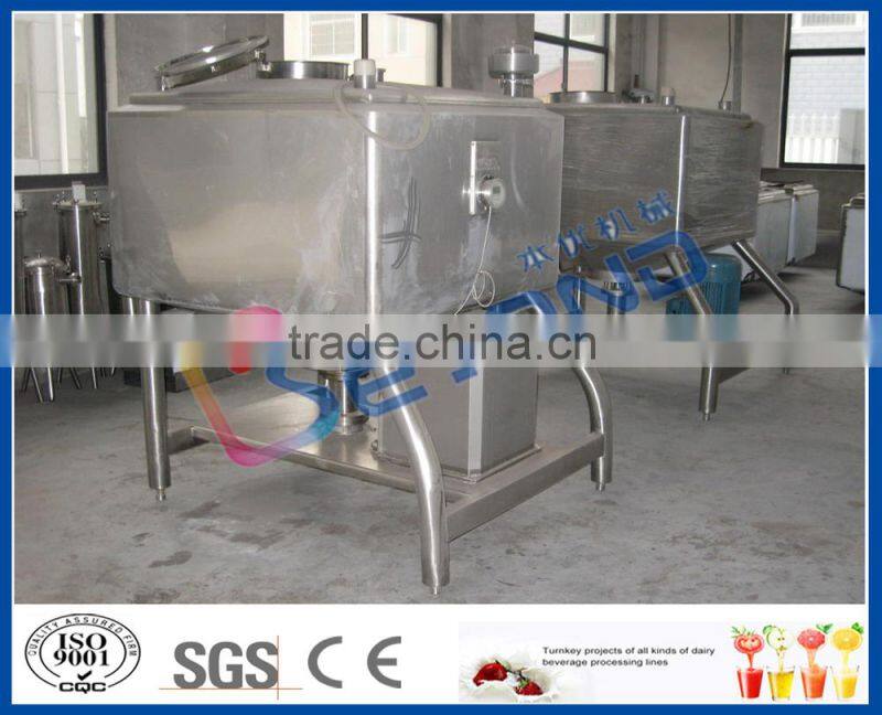 stainless steel tank for sugar and water mixing