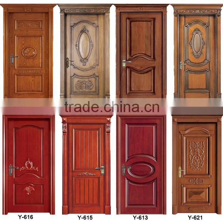 2016 Wholesale Interior Teak Wood Main Door Models and Solid Wood Door