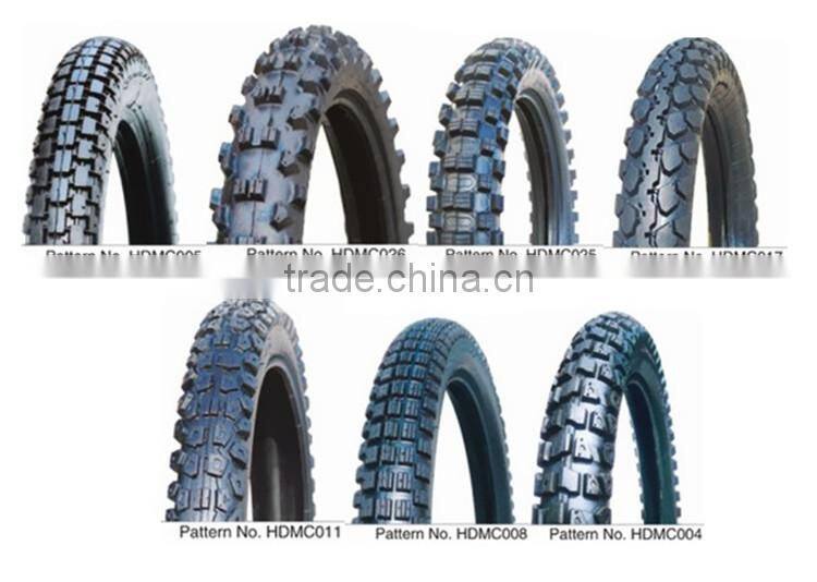 ISO9001: 2008 Super high quality off road motorcycle tire