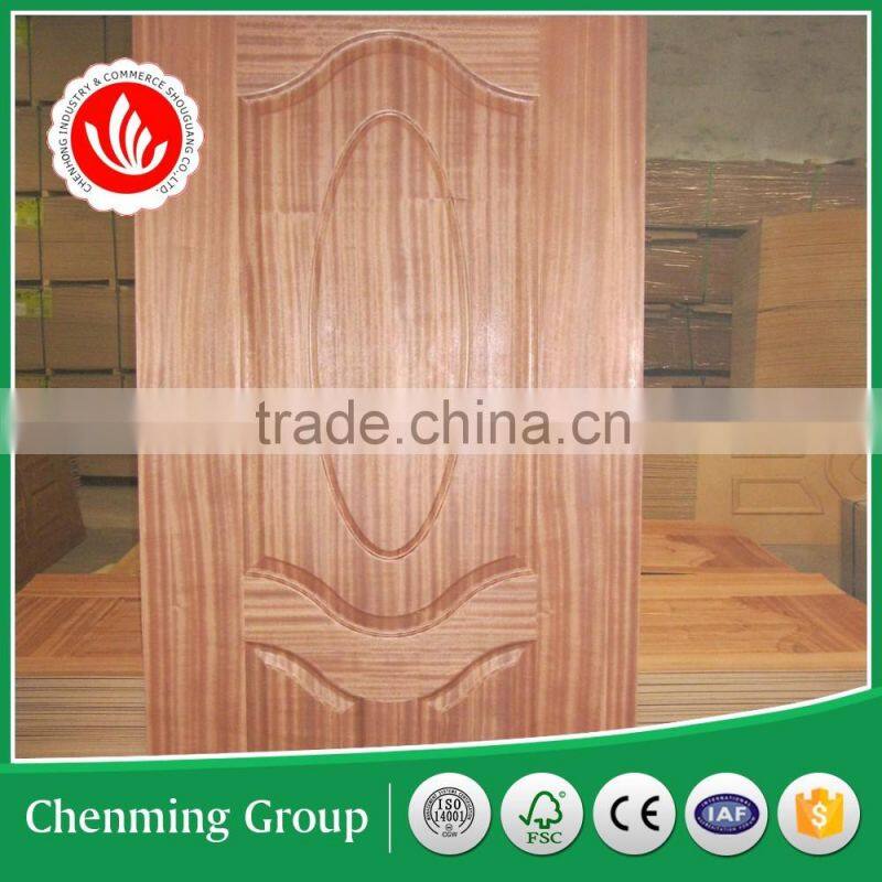 natural wood veneer plain mdf door skin for sale