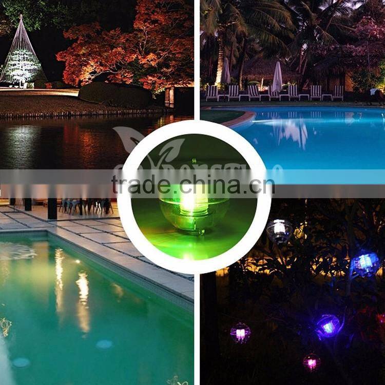 china led light waterproof Color Changing Globe , round solar floating ball light fixtures in china, professional china light