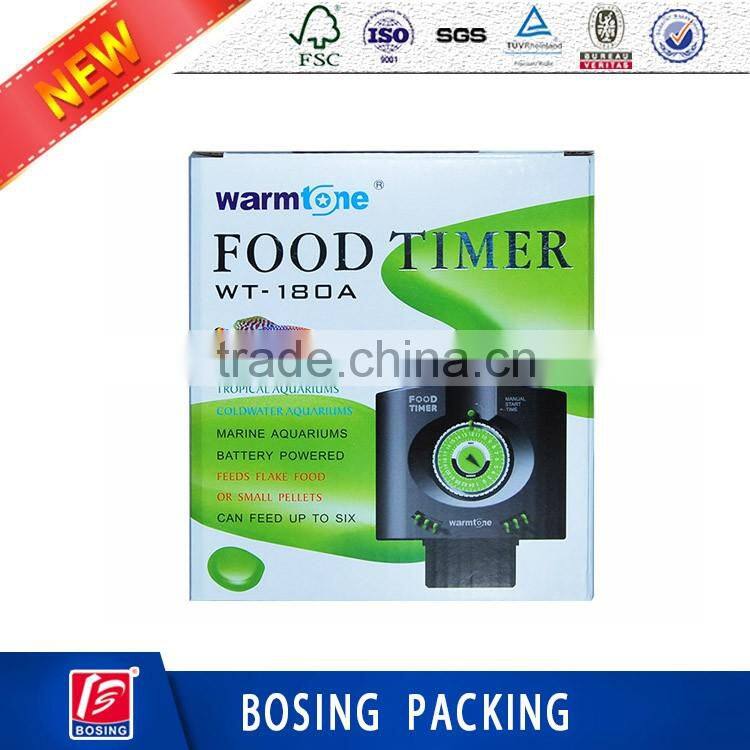 New style home appliance food timer corrugated carton box with custom design