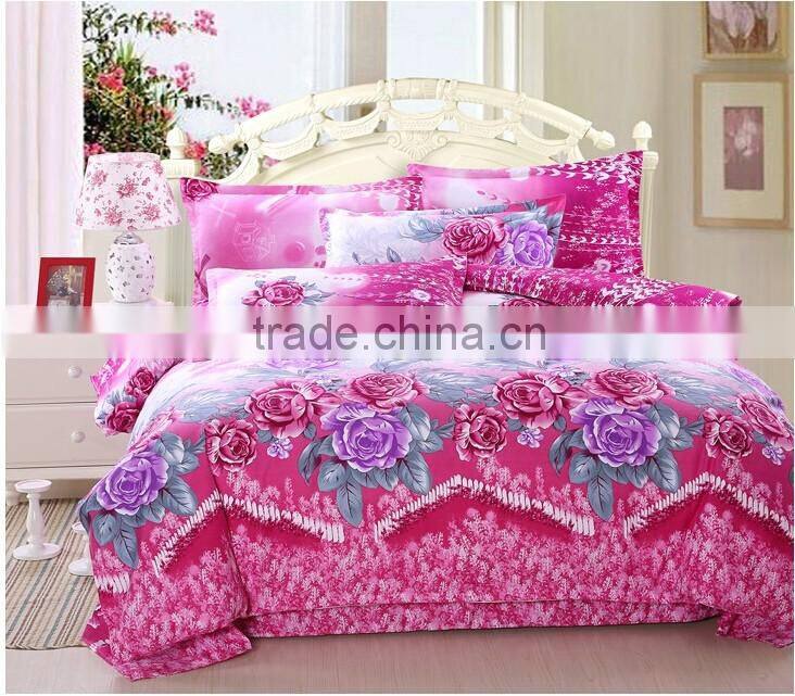 100% polyester high quality sales fabric 3d printed textile fabric with bright colors fabric