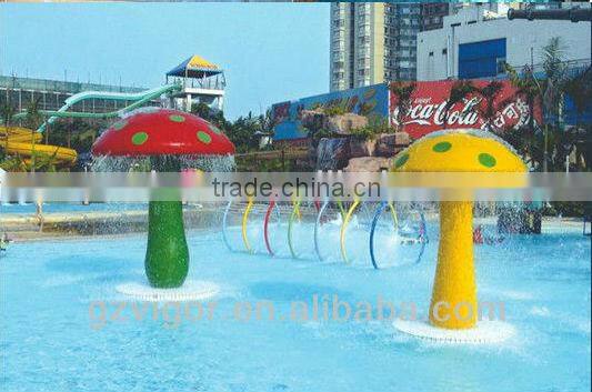 With different sizes fiberglass water park mushroom for swimming pool