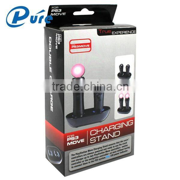 for PS3 Move Qual Port Charging Station for PS3 Move Controller Chargingstation Charge Dock