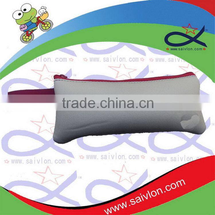 Top grade top sell cupcake print zipper lock pencil bag