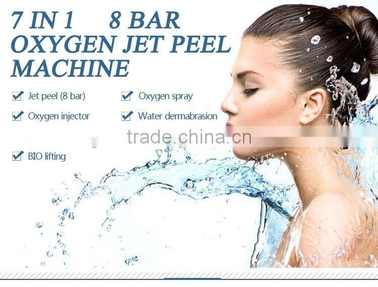 7 in 1 BIO diamond peeling dermabrasion oxygen therapy facial machine for sale