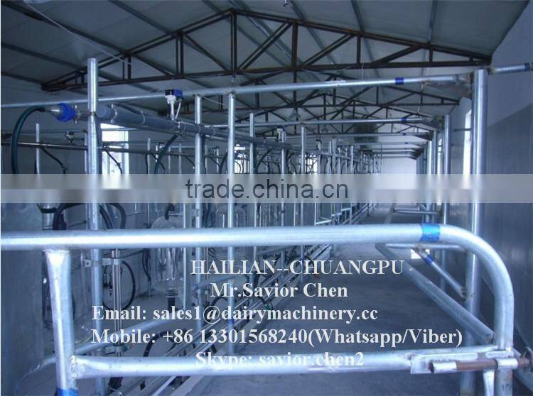 Dairy Farm Automatic Milking Machine System , Milking Parlour