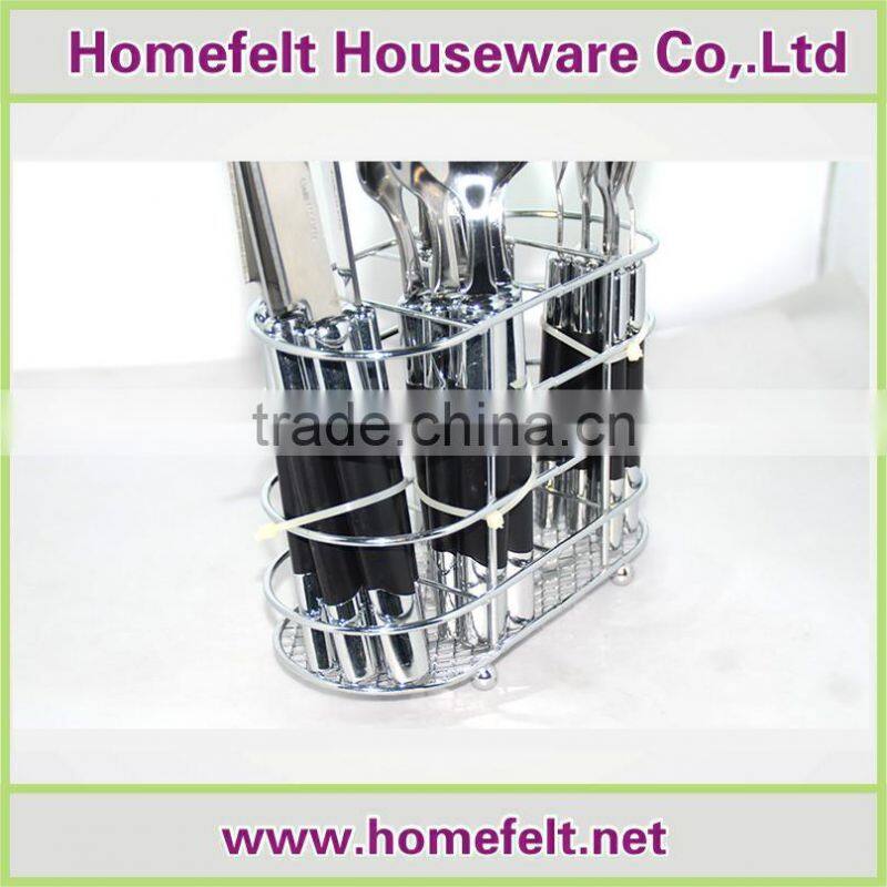 16 pcs / 24 pcs plastic handle cutlery set