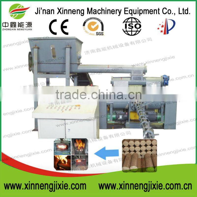 biomass biofuel screw press bagasse briquette machine