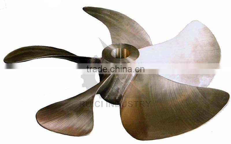 High Speed Wear 3 Blades Stainless Steel Marine Propeller