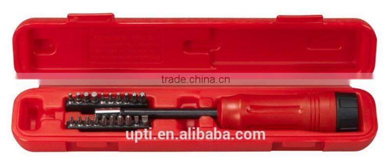 Taiwan Made High Quality Automotiv tool 1/4"Dr. Long Shaft Torque Screwdriver Set