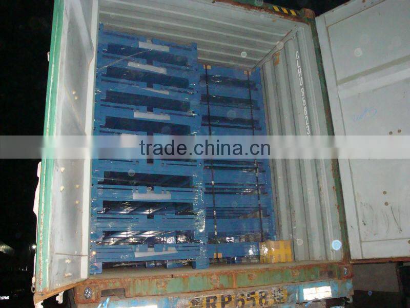 new type foldable metal solid container