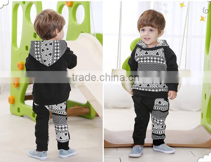 New Fashion Geometric Pattern Baby Boys Clothes