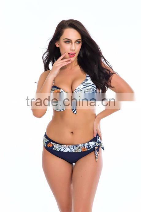2016 New Design Sexy Plus Size Bikini Swimwear for Fat Women