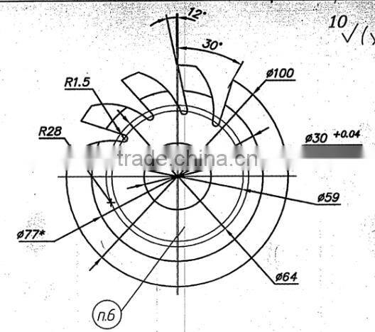 branson ultrasonic cutting blade for rubber tire