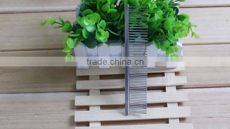 metal steel pet grooming comb