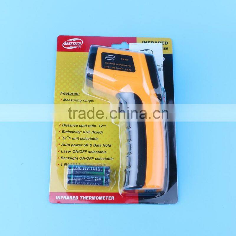 Laser LCD Digital IR Infrared Thermometer Temperature Meter Gun Point -50~330 Degree Non-Contact Thermometer
