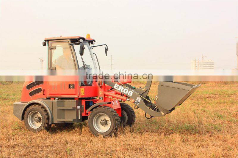 Everun Zl08 Er08 Mini Wheel Loader with CE