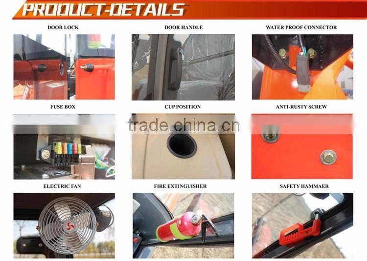 Qingdao Everun 1.6 Ton Small Wheel Loader with Pallet Forks