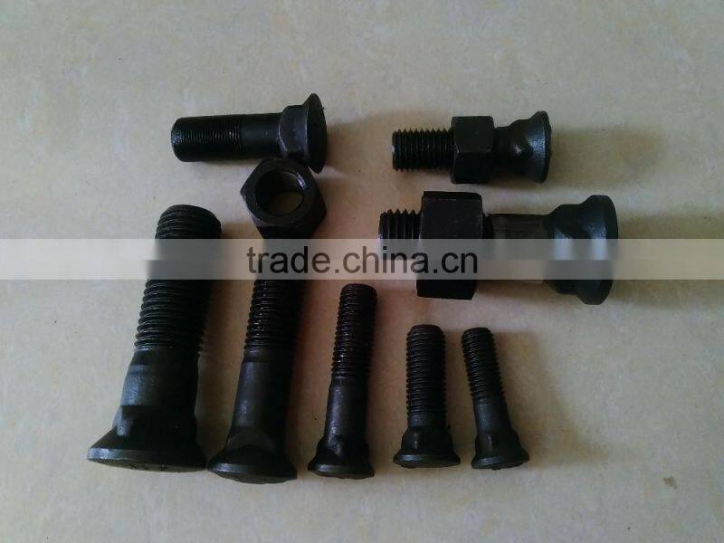 earth moving machine screws bolts nuts used on excavator bucket