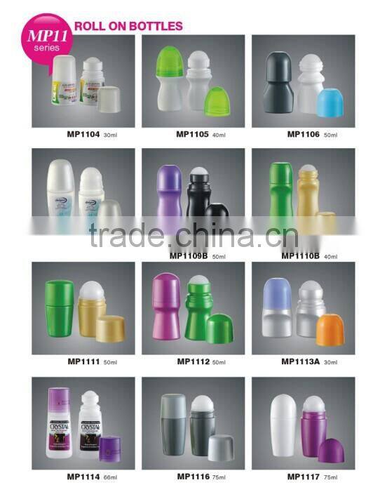 Deodorant antiperspirant roll-on applicator bottle perfume bottle