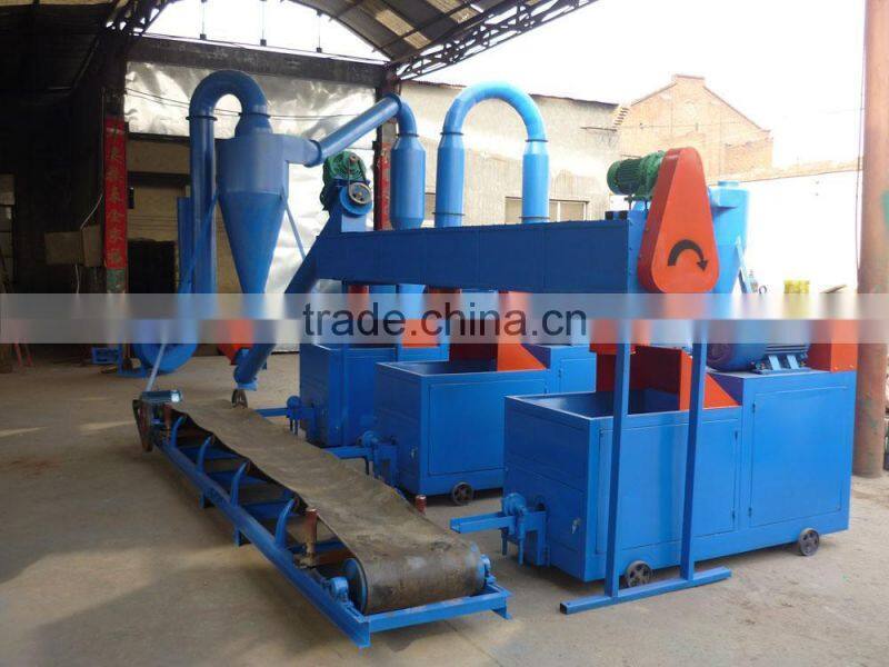 High efficiency Screw Type Biomass Briquetting Press - to make hollow efb briquettes in good quality for fuel