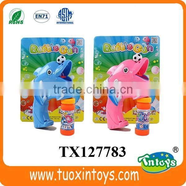 Animal bubble gun with light and music
