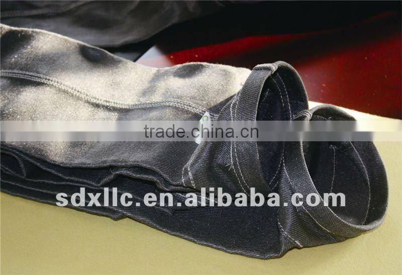 coated woven fiberglass high temperature bag filter dust bag materials