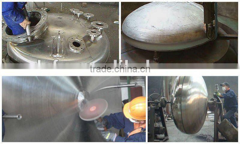 Stainless steel reaction vessel