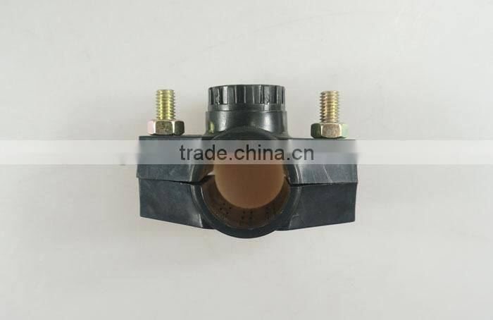 PP Compression Pipe Fittings Single Clamp Saddle