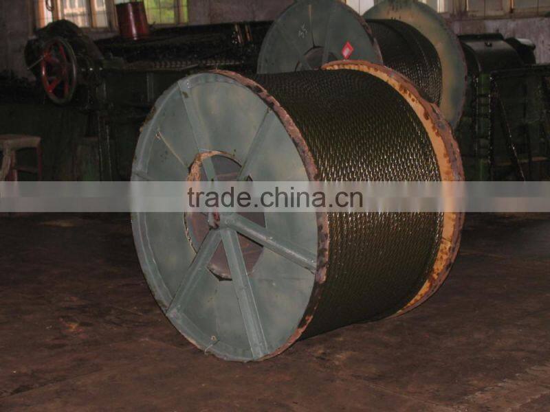 Mining steel wire rope 6x19S+FC /IWRC