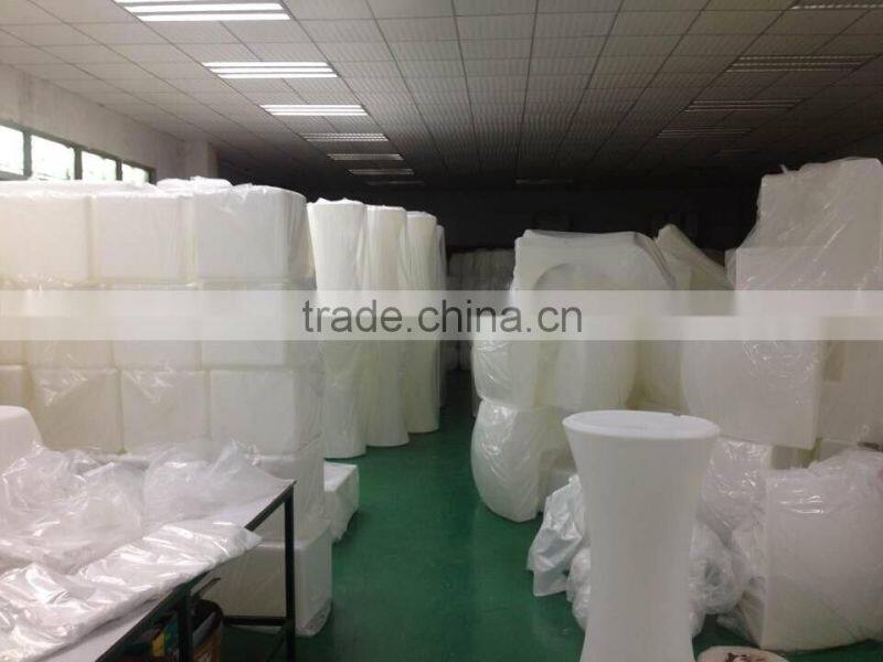 LED illuminated dinning table cafe furniture