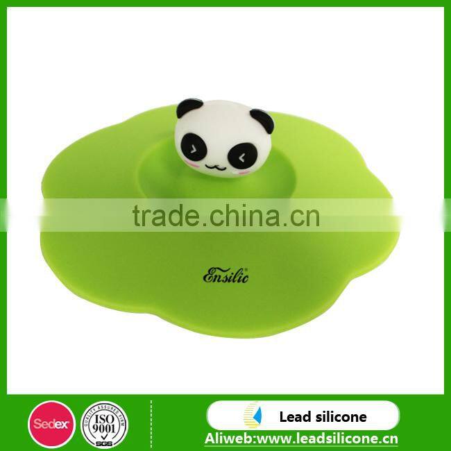 Cute Panda Silicone Lid Silicone Coffee Cup Cover
