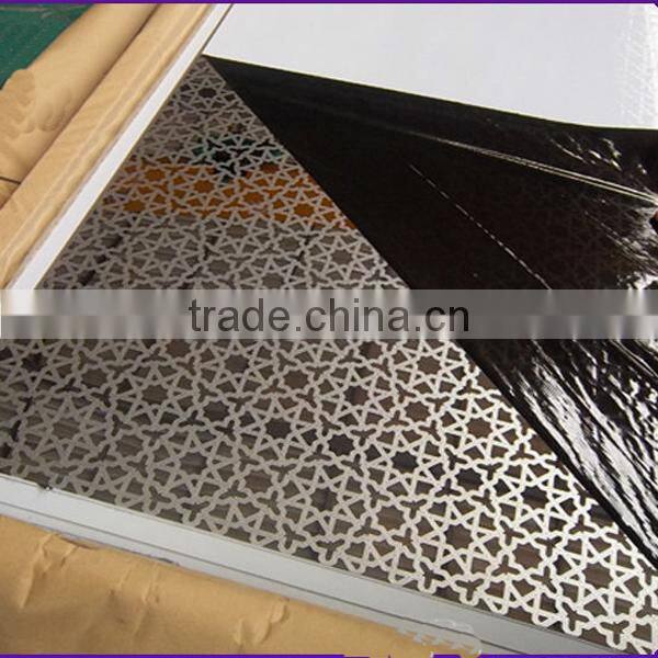 Interior Stainless Steel Etching Pattern Elevator Cabin Decoration