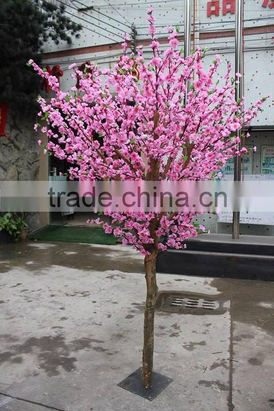 Artificial cherry blossom tree with silk flowers