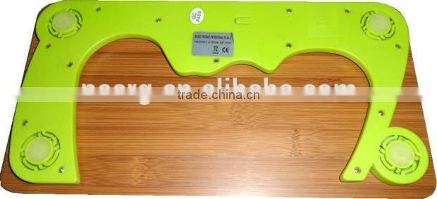 High Precision Bamboo Bathroom Body Scale