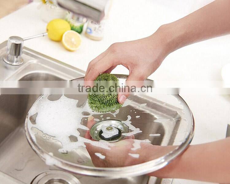 Toprank Eco-friendly Kitchen Daily Necessicity Dish Washing Sponge Scouring Scrubber Cleaning Ball
