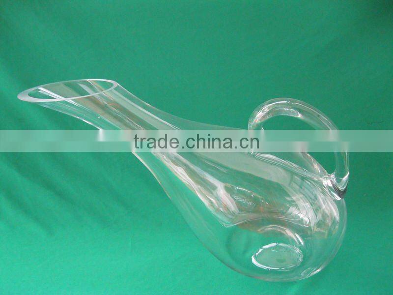 man blown glass wine decanter,wine bottle