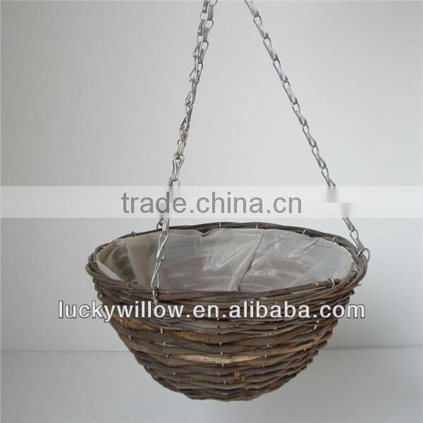 Manufacturer hanging decorative wicker door basket
