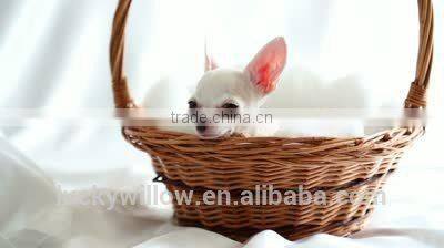 Function handmade pet basket/eco friendly pet bed