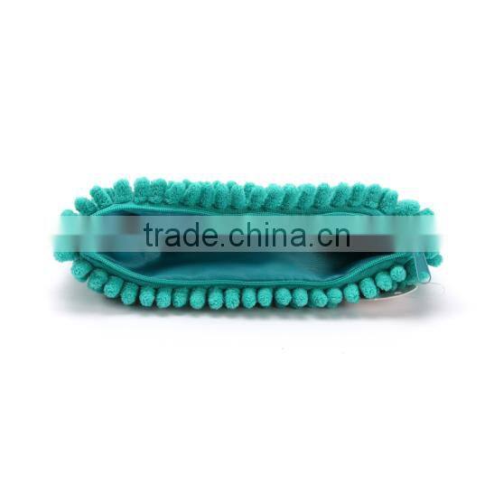 Plush Chenille Pencil bag , Furry pencil bag , Novelty pencil bag