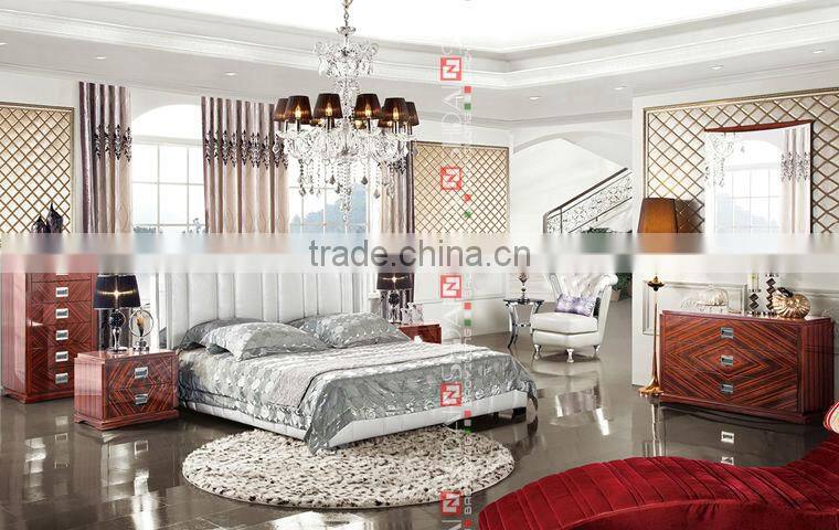 king size leather bed frame, king bed frame, leather bed frame LV-B9016-RE