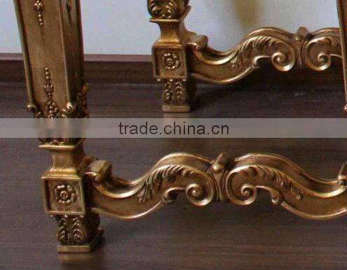 Luxurious Large size console table with black marble