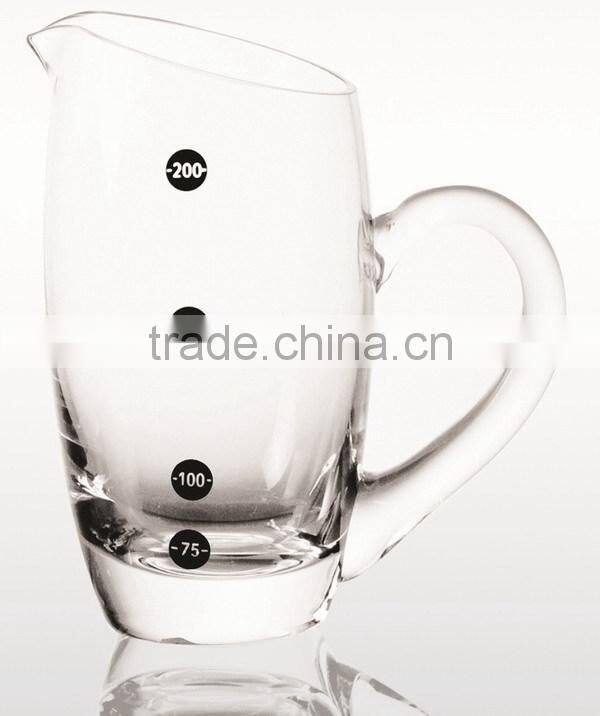 200ml clear wine aerator decanter with handles