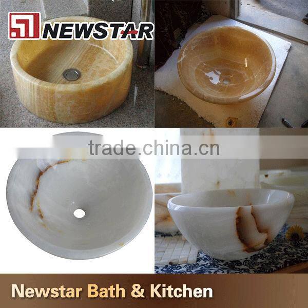 onyx marble stone bowl bathroom